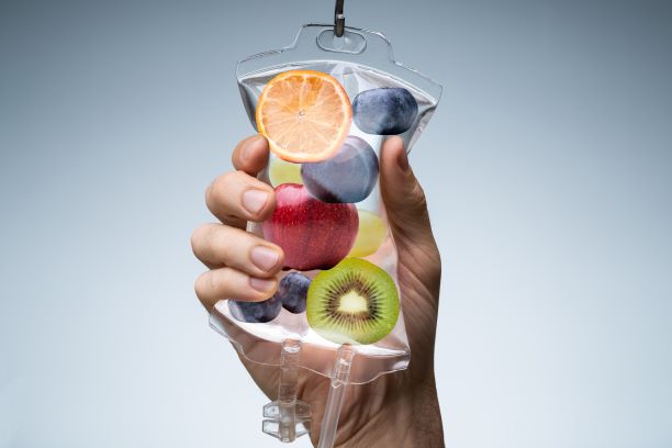 IV full of vitamins